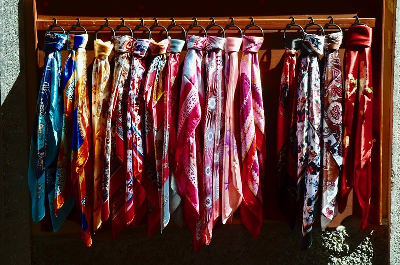 Vintage Scarf Top
